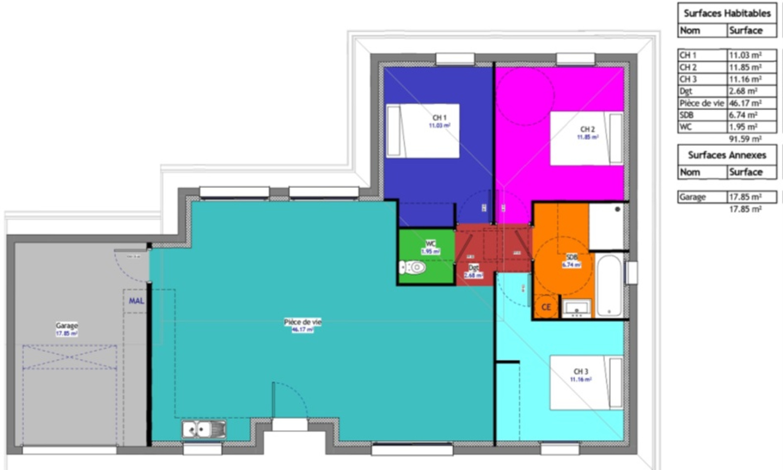 Image_3, Maison, Dompierre-sur-Veyle, ref :ACA1949