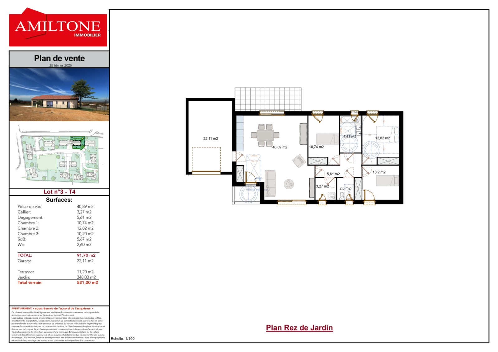 Image_1, Maison, Guéreins, ref :ACA1988