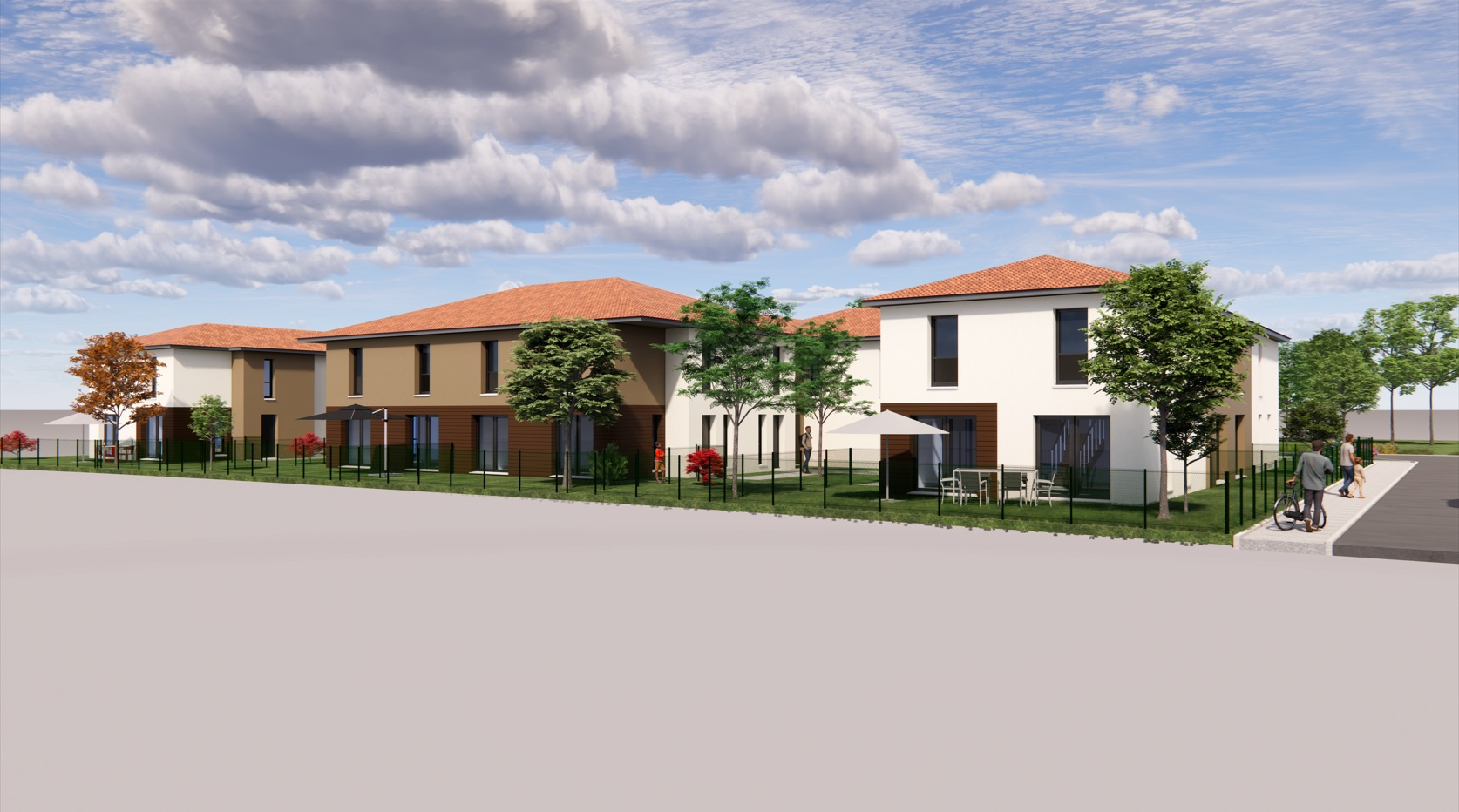 Maison neuve de 84m2 lot 6 en BRS ( bail réel solidaire) à